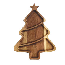 Wooden Christmas Tree Tray for Festive Parties, Charcuterie, Snacks, Desserts & Home Decor – Compatible with Holiday Entertaining