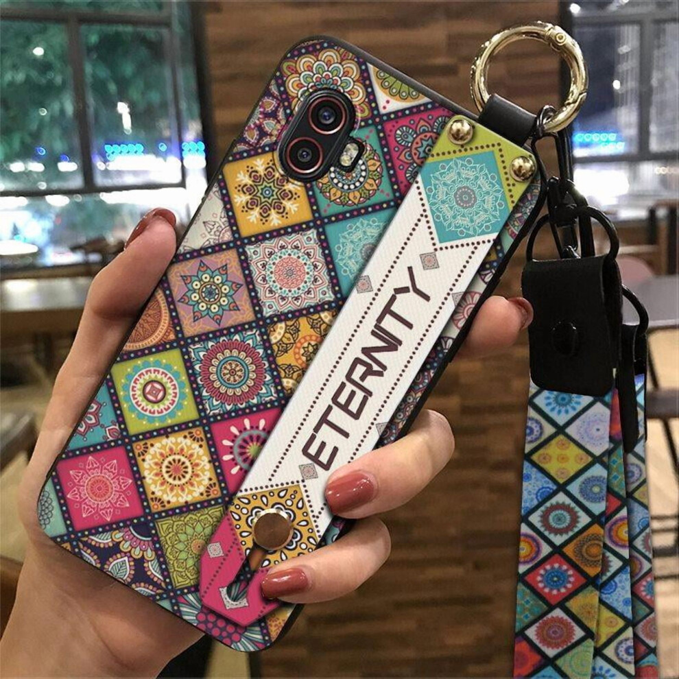 Phone Case Compatible With Samsung Galaxy Xcover6 Pro/Sm-G736u/B Â Anti-Knock, Waterproof, Shockproof Silicone Case With Lanyard & Ring 9405492241787