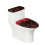 Blood Splatter Toilet Protector Cover Adjustable Polyester 1