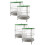 4Pcs Hanging Ranch Nets White Durable Plastic Outdoor Use 9