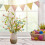 Easter Egg Floral Inserts with Greenery for Bouquets - Spotted Pattern Plugin Foam Polyester for Vase Arrangements Green 4