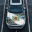 Copertura per cofano auto con design a farfalla, girasole e mucca, elasticizzata. 1