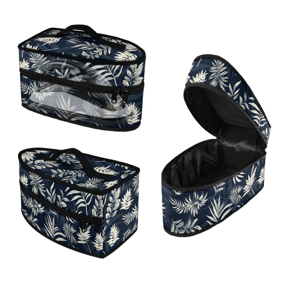 Dustproof Portable Carrying Case Travel Carrying Case Portable Tropical Leaf Print Christmas, Bag Only 9405492244405