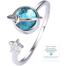 Verstellbarer Fidget-Ring mit Spinner für Damen