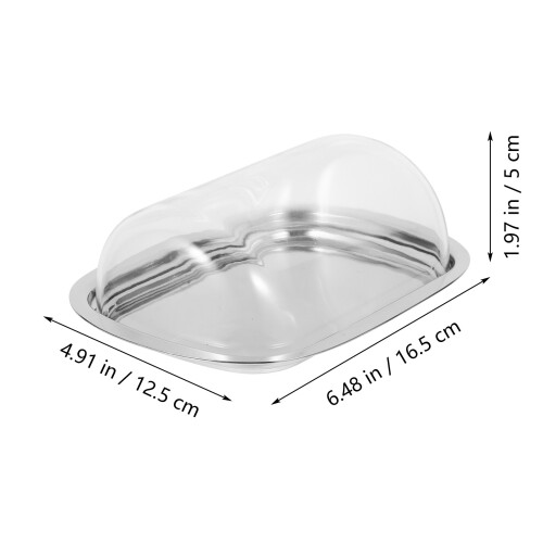 Stainless Steel Butter Box Cream Cheese Its Tableware Plastic 2