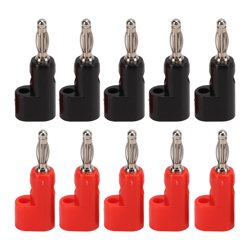 No Solder Required Stackable Connector High Current Screw Banana Plugs For Speaker Wire Open Screw Design Easy To Use Standard Size Industrial 9551475241135