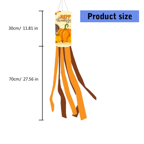 Cúpula de vento outonal de Ação de Graças, resistente, 71 cm (28 polegadas), para casa e jardim. 2