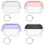 Capa protetora com suporte, compatível com AirPods Pro 3, em silicone líquido macio. 8