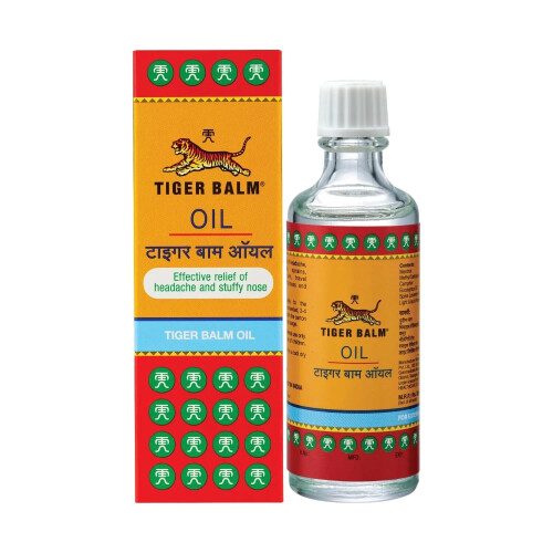 Tiger Balm Oil 28ml | Relief From Headache & Stuffy Nose | Ayurvedic Pain Relief