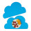 Silikon-Tischsets in Wolkenform für Kinder, 2er-Set 8