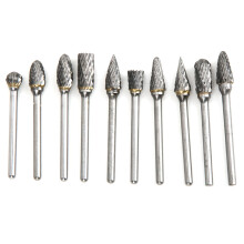Engraving Bit Set Double Cut Design Tungsten Carbide Rotary Burr Woodworking Metal Carving Polishing Multi Purpose Adjustable Shank High Quality Long