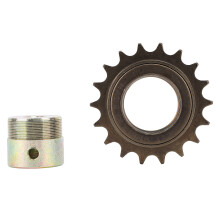 18T Stahl Kettenrad mit Einzelgang, 13 mm Gewinde, Fahrradzubehör