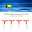 4 Pcs Ice Drill Tent Kit Plastic Stainless 254g 4