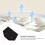 Comfortable Female Seamless Underpants Black Breathable Nylon 5