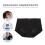 Comfortable Female Seamless Underpants Black Breathable Nylon 6