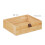 Schreibtisch-Organizer, Bambus, 2 Schubladen 4