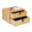 Schreibtisch-Organizer, Bambus, 2 Schubladen 8