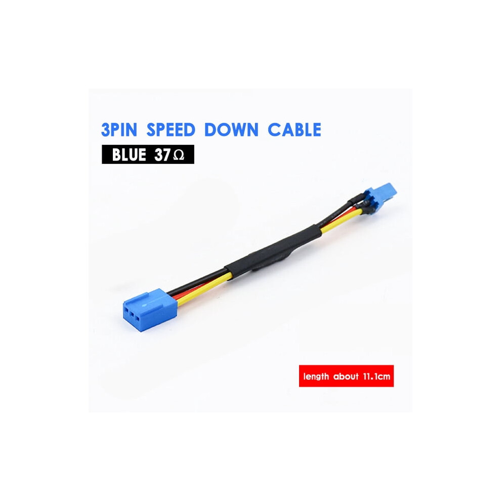 Cpu Cooler Fan Speed Reducer Cable 2Pin 3Pin 4Pin 9418476963230