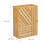 Bamboo Bathroom Cabinet with Adjustable Shelves 3