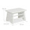 Bamboo Footstool - White, Durable, Multi-Purpose 3