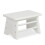 Bamboo Footstool - White, Durable, Multi-Purpose 7