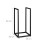 Black Iron Firewood Rack - Compact Log Holder 3