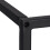 Black Metal Firewood Rack - Small Log Storage Holder 7