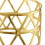 Serviettenringe 12er-Set - Metall, geometrisches Design 5