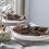 Serviettenringe 12er-Set - Metall, geometrisches Design 4