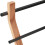 Porte-serviettes sur pied, finition gris/naturel 5