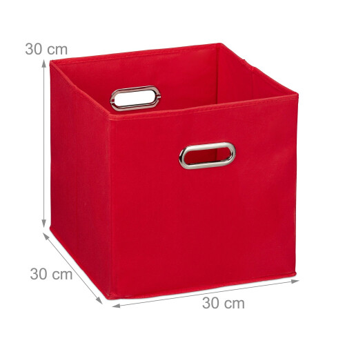 Faltbare Aufbewahrungskörbe - 4er-Set, Stoff-Organizer 2