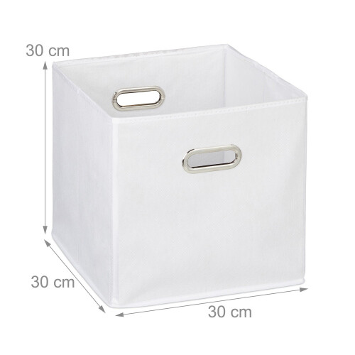 Foldable Storage Baskets, Set of 4 - Organiser Boxes 2