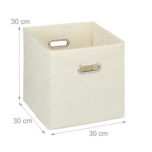 Hopfällbara förvaringskorgar, set med 4 - Organizerboxar 2