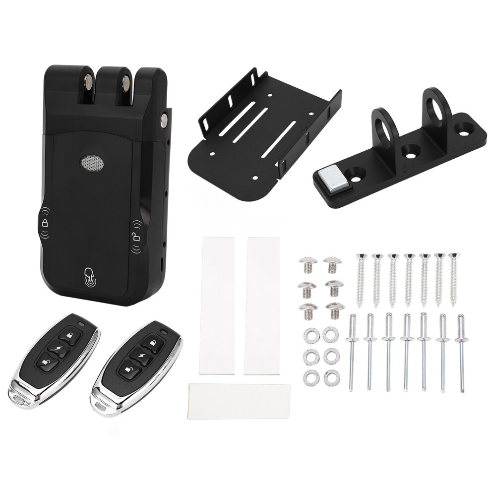 Adjustable Height Electronic Door Lock Invisible Biometric Smart Lock With Low Voltage Alarm Multi Unlock Methods Keyless Entry Home Security Deadbolt 9551475248905