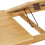 Hopfällbart Bambu Laptopställ - Justerbart Sängbord 8