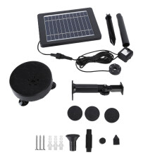 Low Voltage Solar Powered Water Pump for Birdbath Fountain Easy Installation Remote Control Operation Foam Filter USB Charging Compatibility