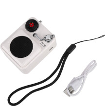 Stereo Sound Bluetooth Speaker Mini Retro Style With Crystal Clear Sound Easy To Carry Long Battery Life, Portable Design Bass Boost Wireless