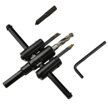 Fast And Precise Adjustable Circle Hole Cutter Dual Blade Design Smooth Cut Burrs Free High Grade Carbide Alloy Reusable After Grinding Suitable For