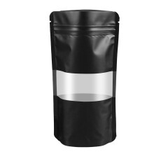 Heat Sealable Resealable Bags Food Storage Stand Up Pouch Zipper Lock Matte Window Waterproof Reusable Packaging Leak Proof Anti Static Function For