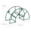 Green Wall-Mounted Semicircular Hose Holder 3