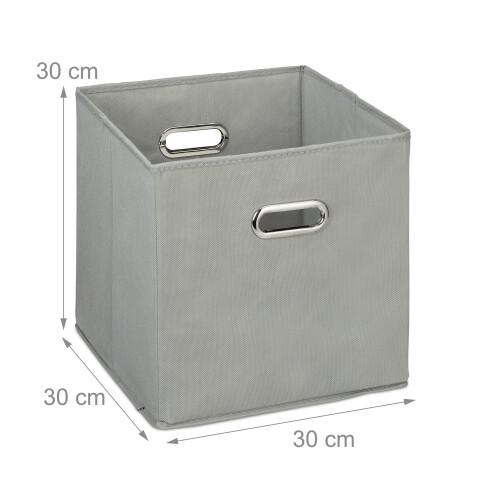 Foldable Storage Baskets - Set of 4, Organiser Boxes 2
