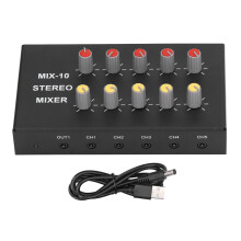 Aluminum Alloy Stable Performance7Band Sound Equalizer Dual Channel Digital Equalizer Car Audio Graphic Equalizer3.5mm Interface Compatible With