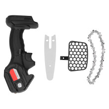 Mini Cordless Chainsaw Rechargeable Battery Electric One Hand Saw Tool With Quick Cooling Structure And Wear Resistant Guide Plate For Outdoor Wood