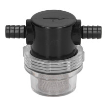 Easy Visual Check Water Pump Strainer Twist-On Sprayer Filter With In-Line Strainer Stainless Steel Filter Screen Transparent Design Fast Cleaning