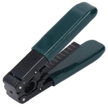 2.4-inch Scale Ruler Fiber Optic Drop Cable Stripper Double Port Hole Optical Fiber Coating Plier Stripping Guide Bar3In1Optical Fiber Stripper
