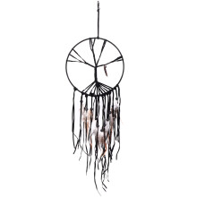 Wall Art Hanging Dream Catcher Handmade Crochet Traditional Craft With Moon Sun Star Design Banish Nightmares Natural Material Good Luck Charm Wide