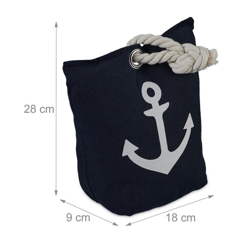 Türstopper Sandsack mit Anker-Design, Stoff-Türstopper 2