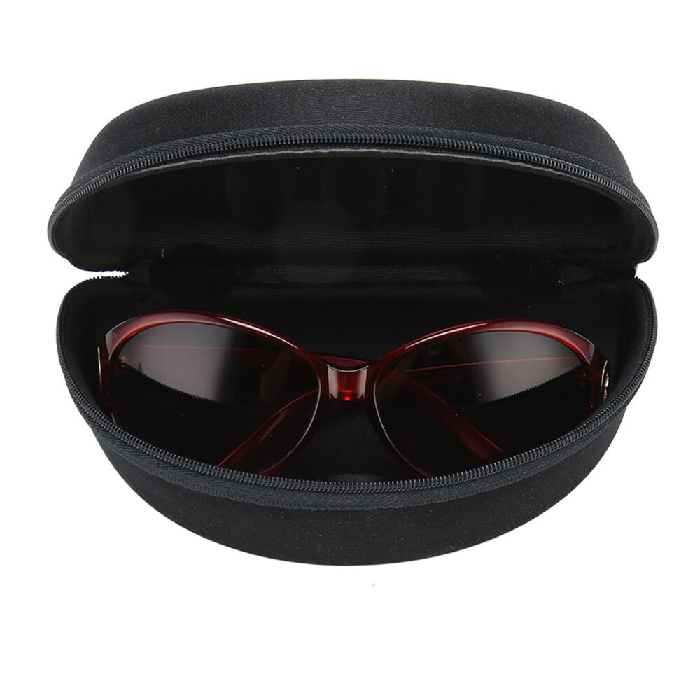 Sunglasses Protective Case with Zipper Closure, Lightweight and Durable Hard Shell Eyewear Case for Portable Travel and Outdoor Adventures