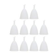 Copo menstrual reutilizável, ecológico, à prova de odores, kit de copo menstrual, silicone macio e flexível de grau médico, solução