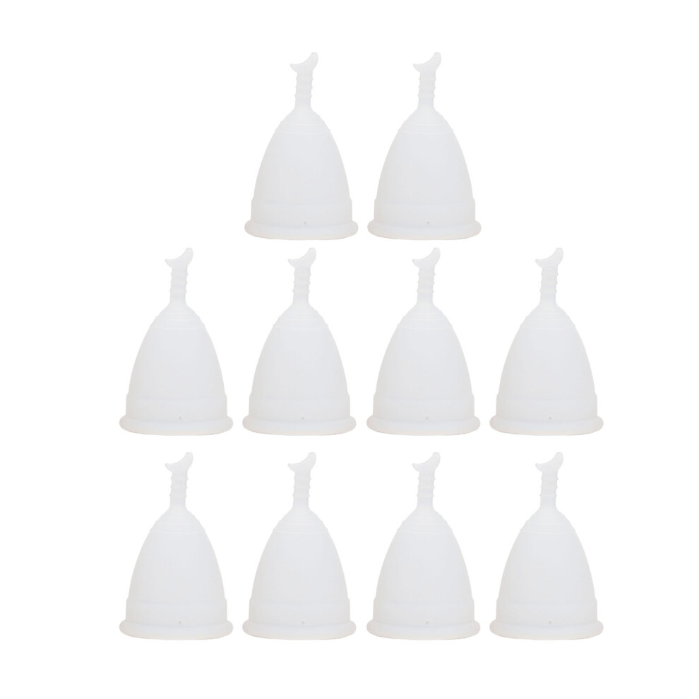 Reusable Period Cup Eco Friendly Menstrual Cups Odor Proof Protection Menstrual Cup Kit Soft Flexible Medical Grade Silicone Sustainable Solution for
